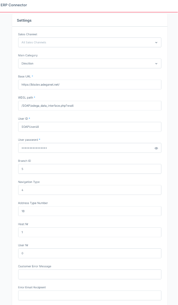 ErpConnectorSettings